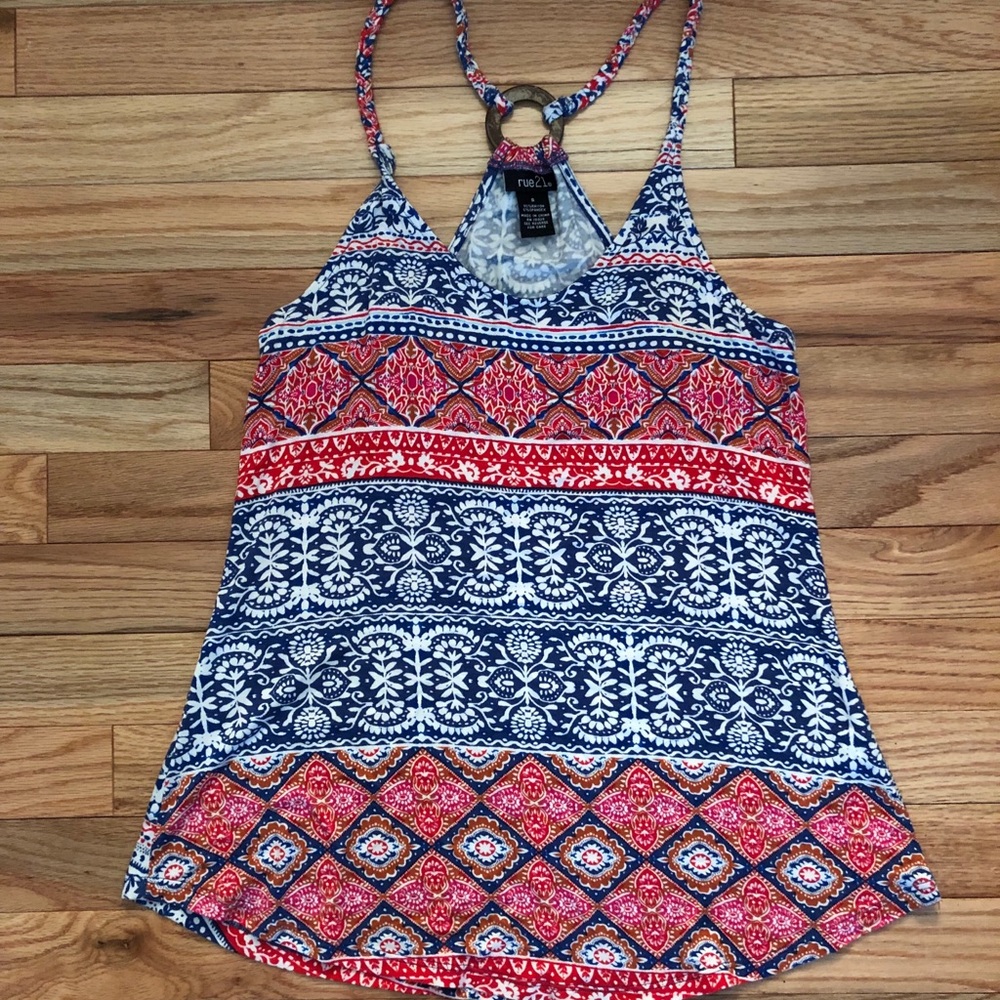 Patterned tank top